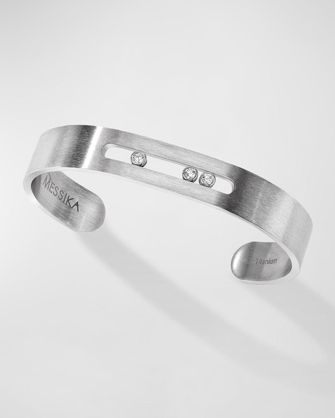 Men's Titanium Diamond Bracelet