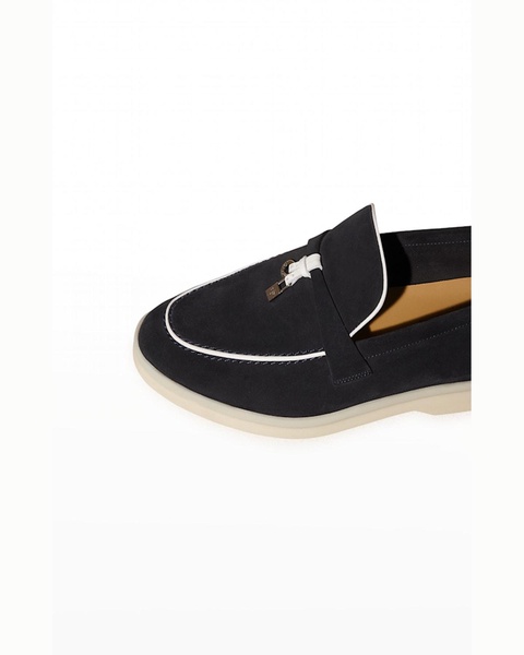 Summer Suede Charms Loafers