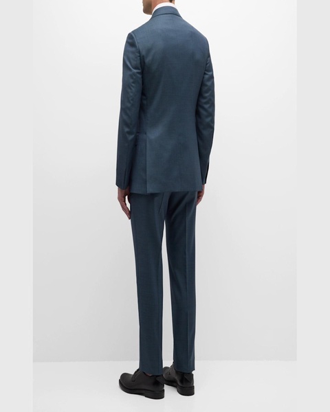 Men's Solid Wool Suit