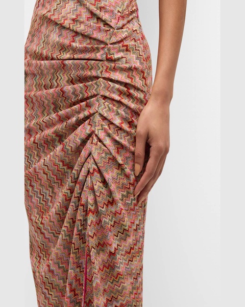 Mable Chevron Midi Skirt 