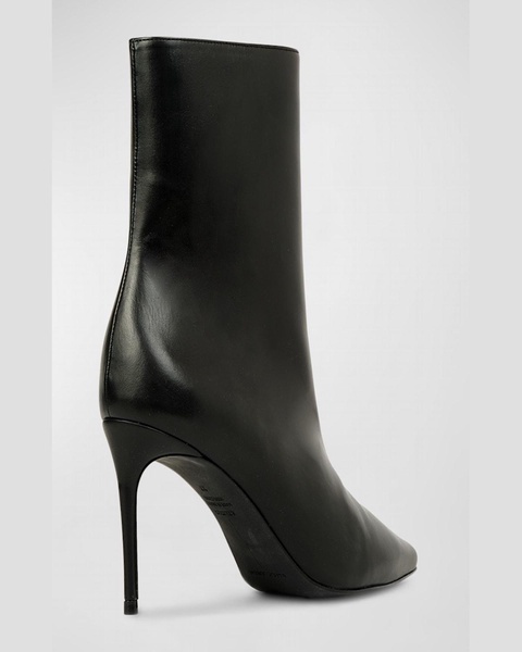 Dahlia Leather Stiletto Ankle Boots