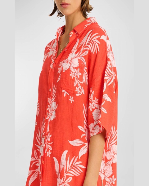 Aloha Button-Front Shirt