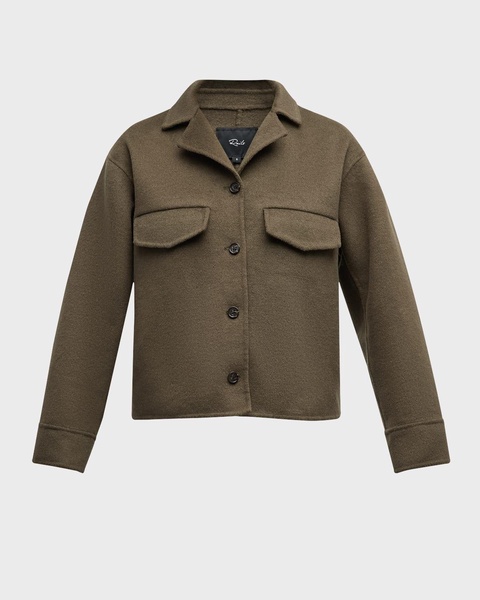 Riley Wool-Blend Shirt Jacket