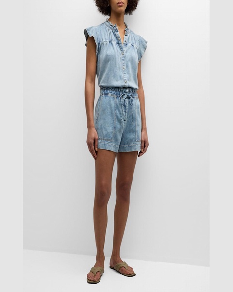 Foster Denim Paperbag Shorts 