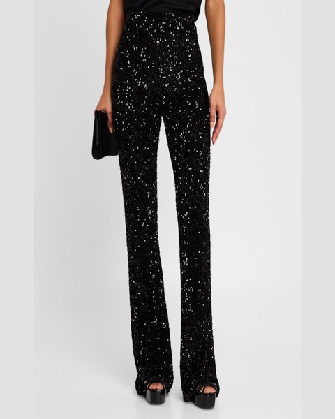 Rmp Sequined Bootcut Pants