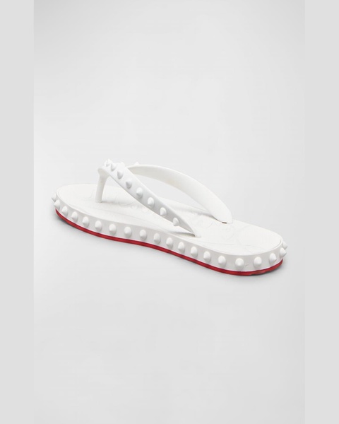 Loubi Donna Spike Red Sole Flip Flops