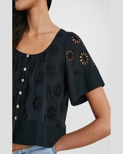 Bambina Floral Embroidered Blouse 