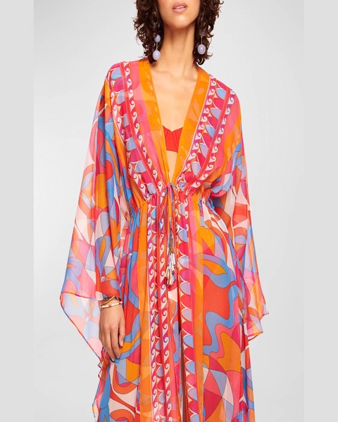 Phebe Semi-Sheer Maxi Coverup