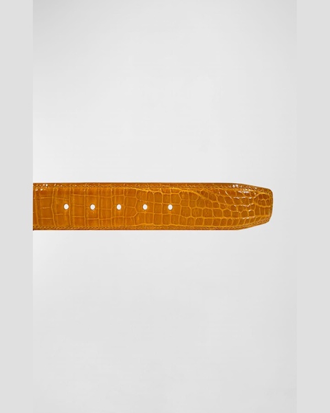 Men's Crocodile Leather Belt