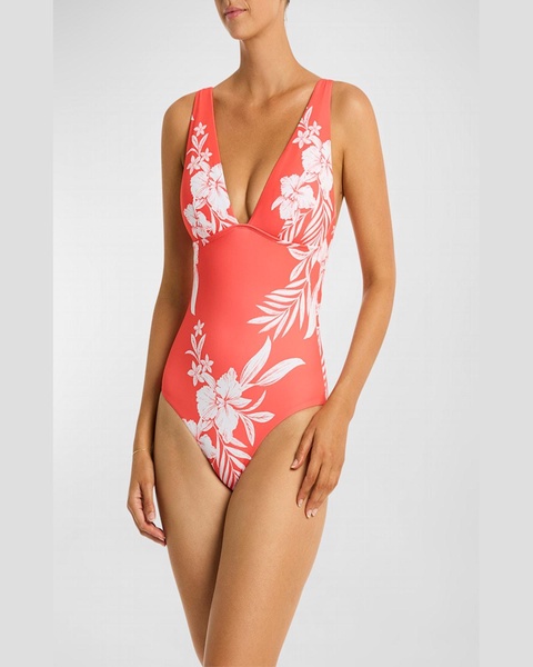 Aloha Longline Tri One-Piece Swimsuit 