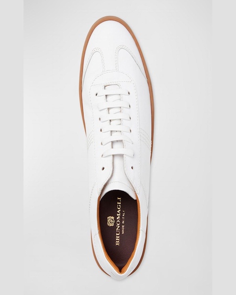 Men's Bono Low-Top Leather Sneakers