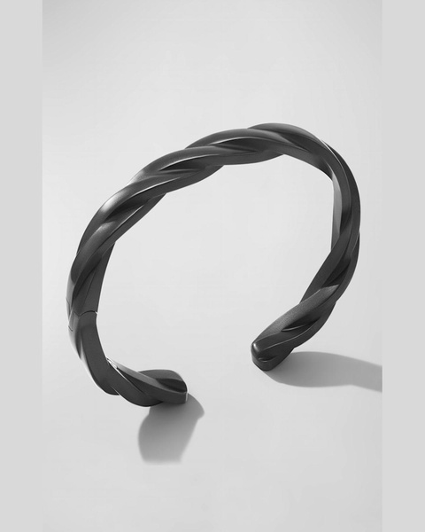 DY Helios Cuff Bracelet in Titanium, 9mm