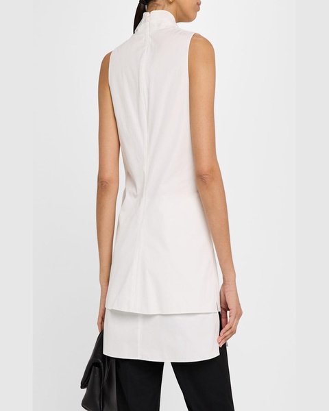 Savie Draped Layered Sleeveless Top