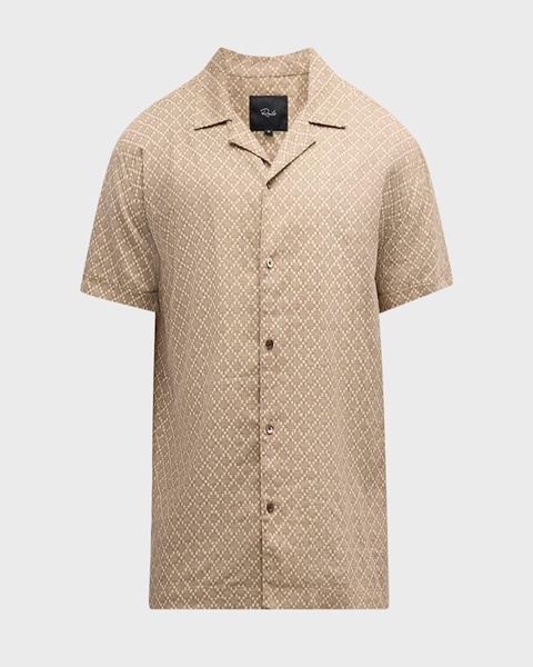 Men's Atlas Patterned Camp Shirt