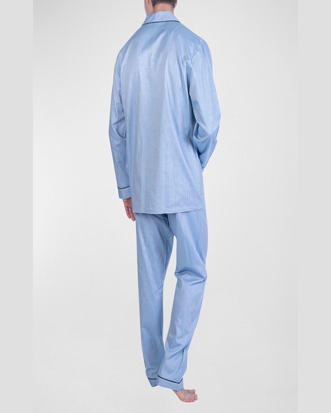 Men's Piped Pajama Set