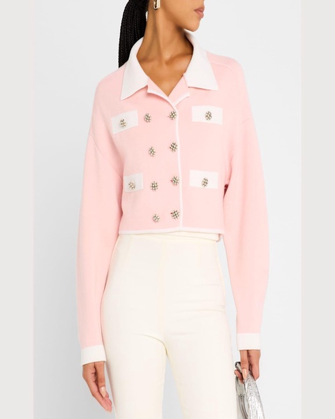 Verdell Cropped Knit Jacket