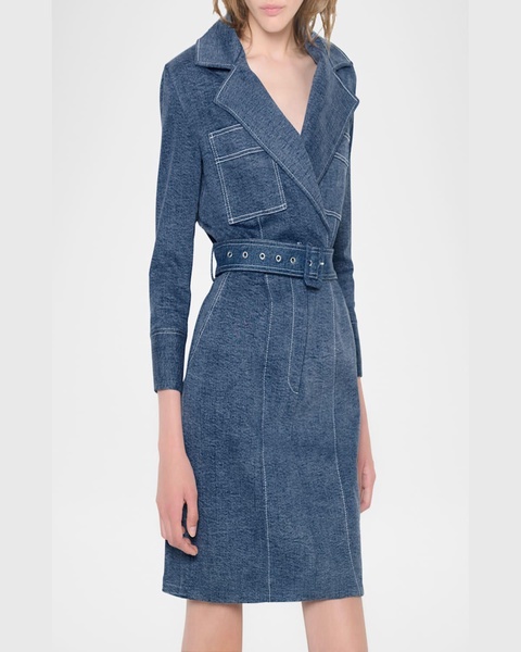 Gianna Belted Denim Dress