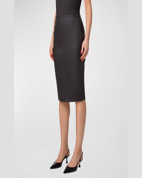 Nappa Leather Pencil Skirt