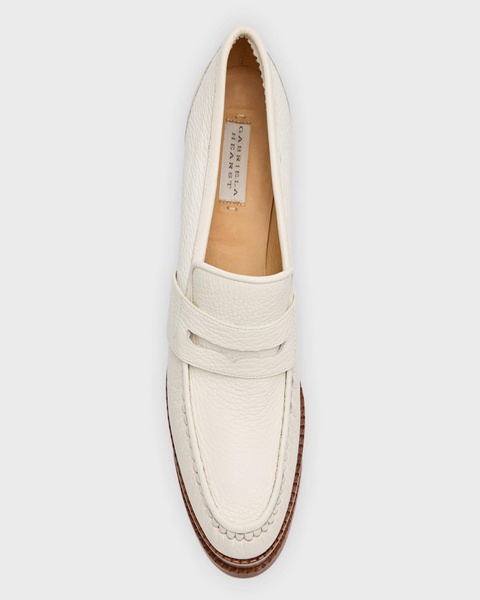 Augusta Leather Heeled Penny Loafers