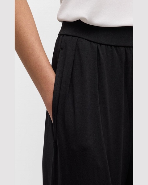 Pleated Stretch Jersey Lantern Pants