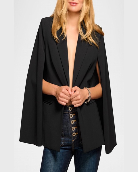 Lucinda Tailored Blazer Cape