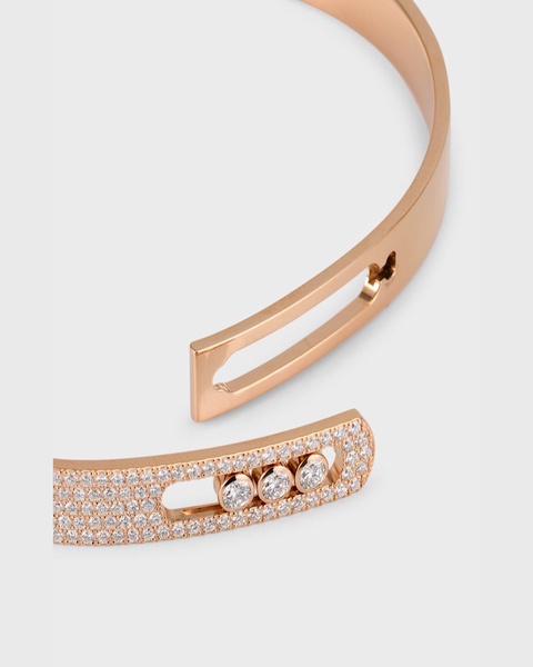 Move Noa 18K Rose Gold Diamond Bangle Bracelet