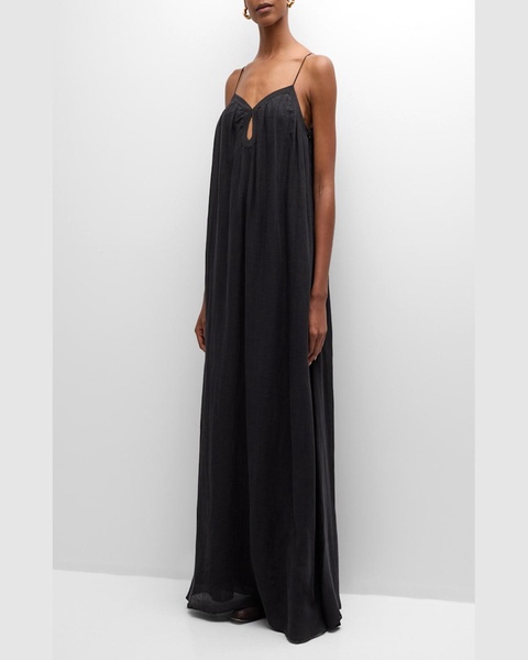 Lightweight Linen Viscose Maxi Dress 