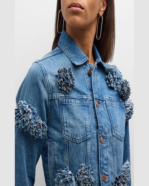 Ms. Jones Floret Classic Denim Jacket