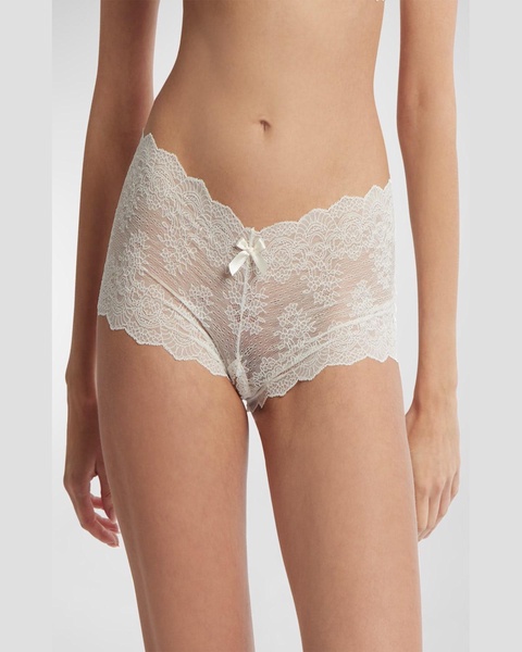 Luxe Lace Crotchless Briefs