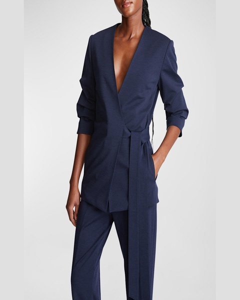 Bexley Tie-Front Blazer Jacket 