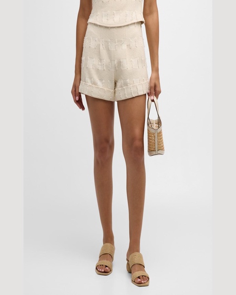 Olga Eyelash Jacquard Shorts