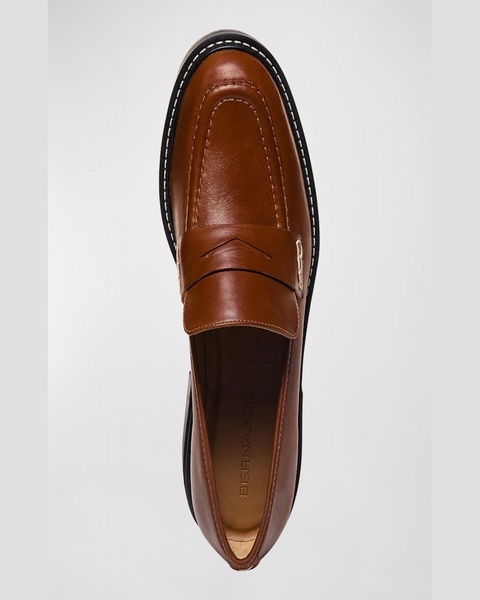 Chandler Leather Penny Loafers