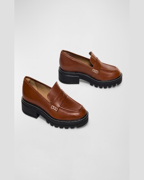 Chandler Leather Penny Loafers