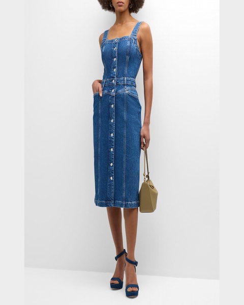 Malibu Denim Midi Dress 