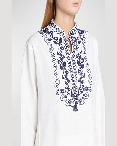 Cam Sophia Embroidered Antigua Blouse 