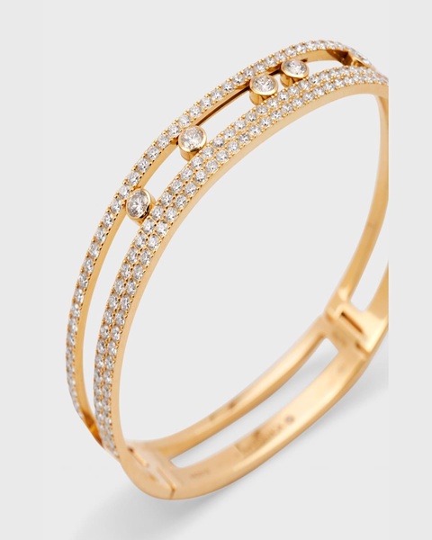 Move Romane 18K Yellow Gold Diamond Pave Bracelet