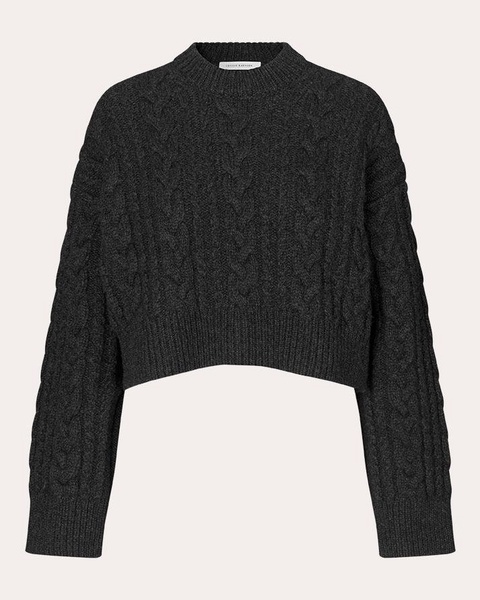 cable-knit jumper 