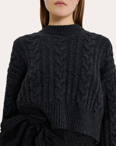 cable-knit jumper 