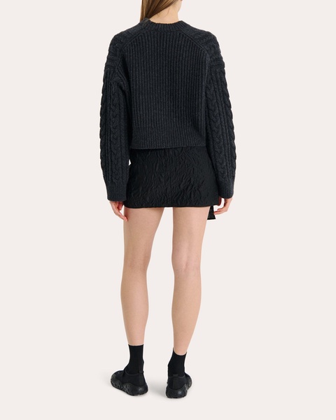 cable-knit jumper 