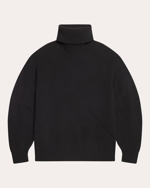 Apex Chunky Wool-Cashmere Turtleneck Sweater 