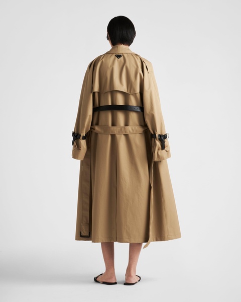 double-breasted trench coat