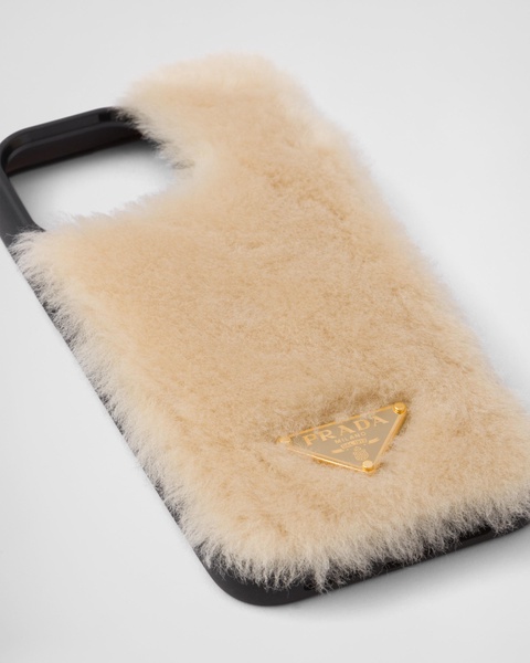 shearling iPhone 14 Pro Max case