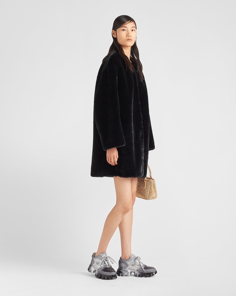 Aspen faux-fur coat