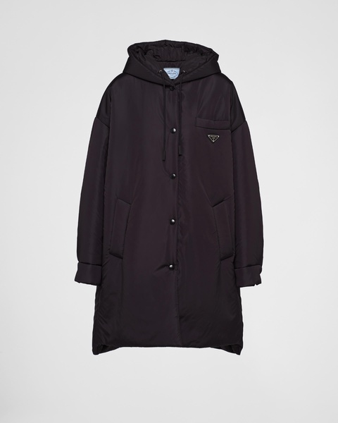 Light Re-Nylon triangle-logo raincoat