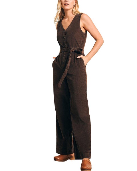 Faherty Stretch Corduroy Alina Jumpsuit