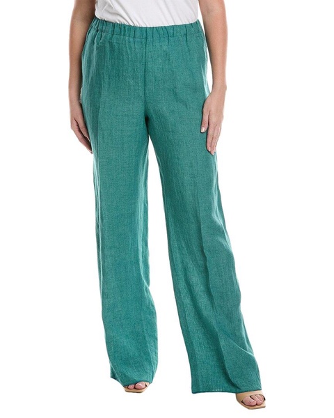 Marina Rinaldi Plus Roccia Linen Trouser