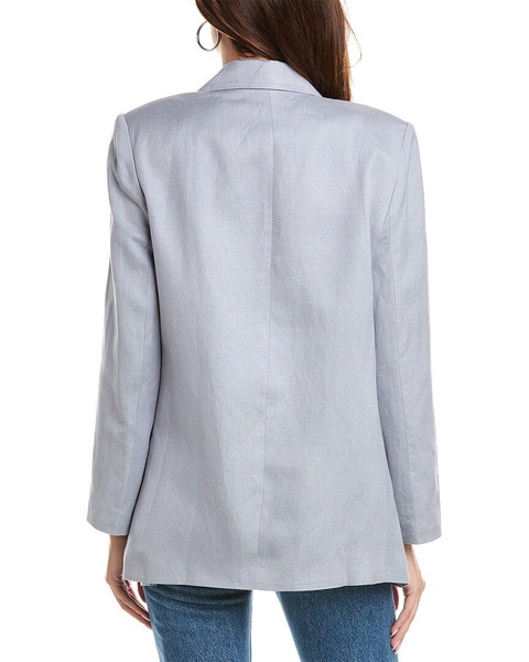 ASTR the Label Laudine Linen-Blend Blazer