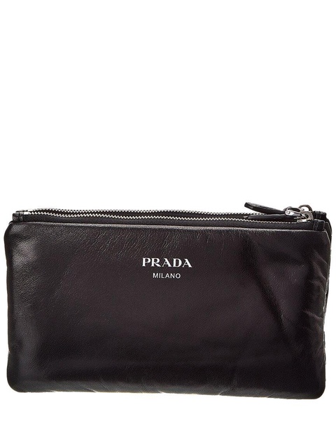 Prada Two Detachable Leather Pouches