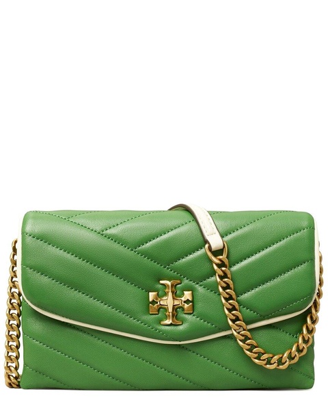 Tory Burch Kira Leather Chain Wallet