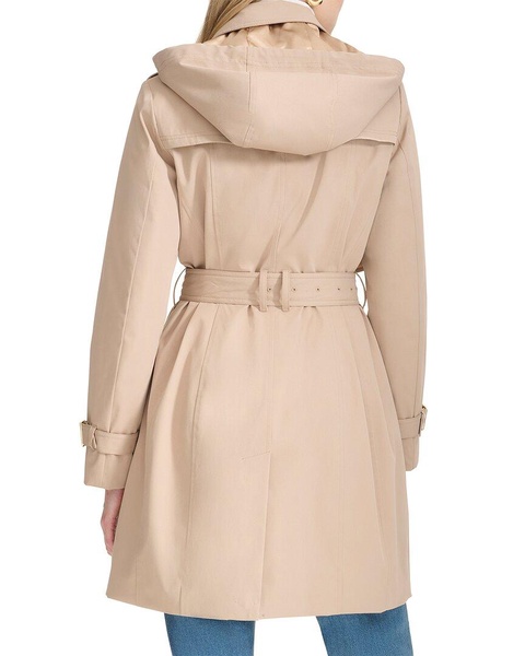 Cole Haan Classic Hooded Trench Coat